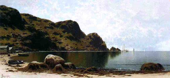  Alfred Thompson Bricher The Cliffs, Grand Manan - Canvas Art Print
