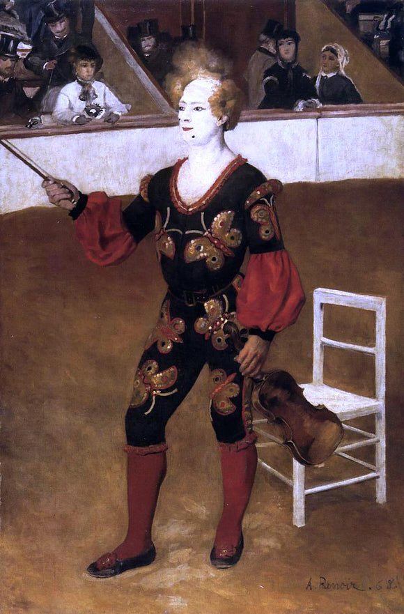  Pierre Auguste Renoir The Clown (also known as James Bollinger Mazutreek) - Canvas Art Print