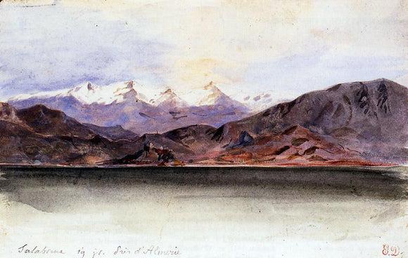 Eugene Delacroix The Coast of Spain at Salabrena - Canvas Art Print