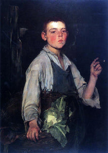  Frank Duveneck The Cobbler's Apprentice - Canvas Art Print