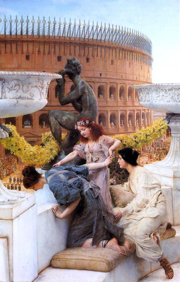  Sir Lawrence Alma-Tadema The Coliseum - Canvas Art Print