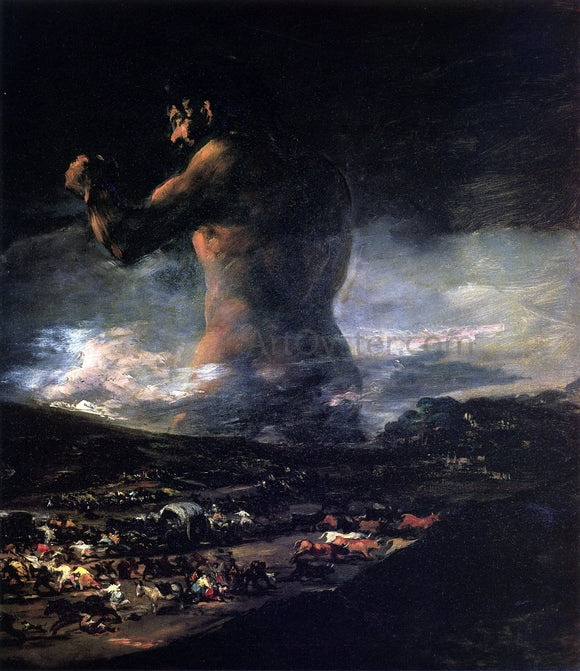  Francisco Jose de Goya Y Lucientes The Colossus - Canvas Art Print