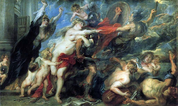  Peter Paul Rubens The Consequences of War - Canvas Art Print
