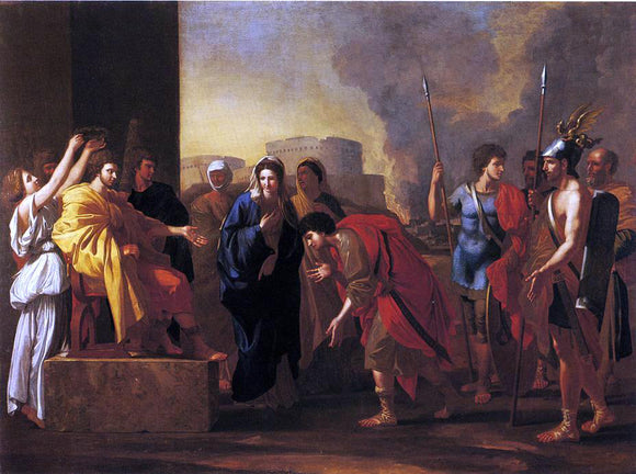  John Smibert The Continence of Scipio (after Nicholas Poussin) - Canvas Art Print