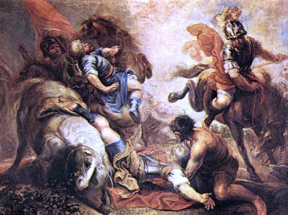 Juan Antonio Frias Y Escalante The Conversion of St Paul - Canvas Art Print