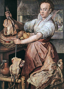  Joachim Beuckelaer The Cook - Canvas Art Print