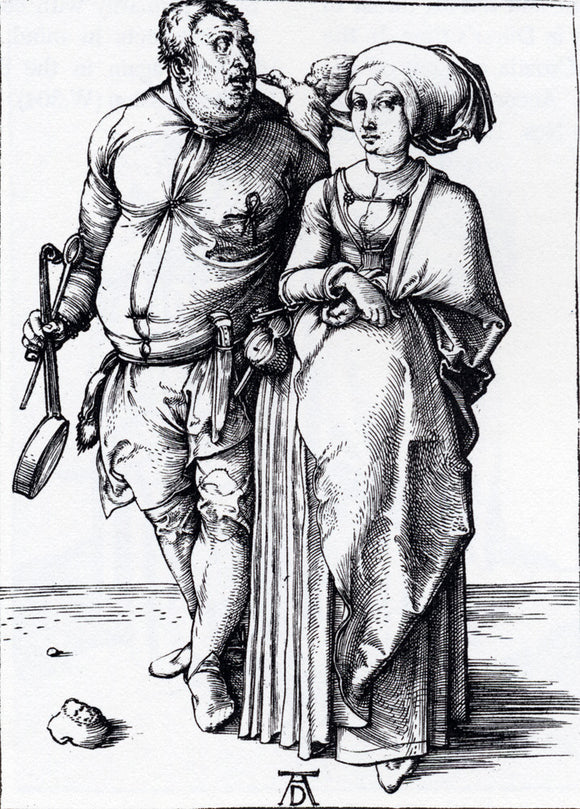  Albrecht Durer The Cook And His Wife - Canvas Art Print