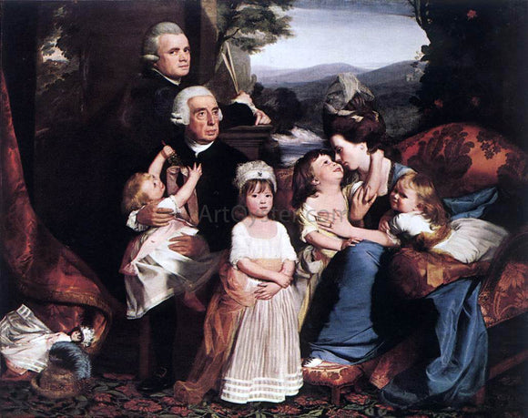  John Singleton Copley The Copley Family - Canvas Art Print
