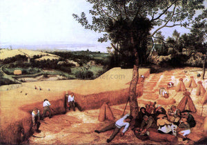  The Elder Pieter Bruegel The Corn Harvest (August) - Canvas Art Print