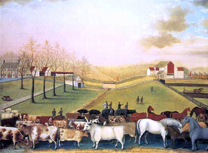  Edward Hicks The Cornell Farm - Canvas Art Print