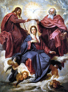  Diego Velazquez The Coronation of the Virgin - Canvas Art Print