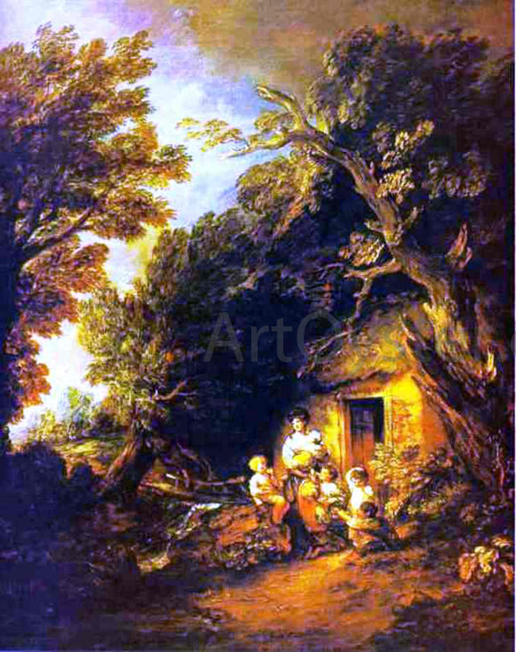  Thomas Gainsborough The Cottage Door - Canvas Art Print