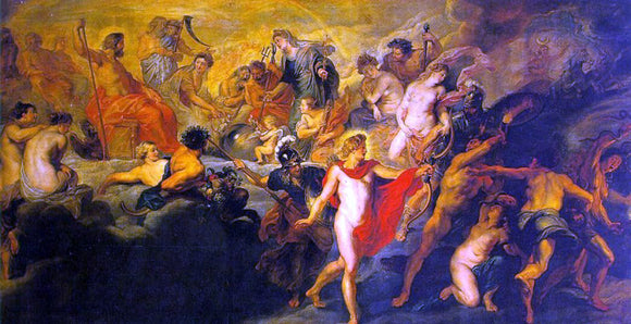  Peter Paul Rubens The Council of the Gods - Canvas Art Print