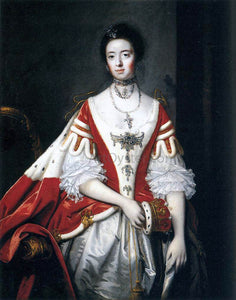  Sir Joshua Reynolds The Countess of Dartmouth - Canvas Art Print