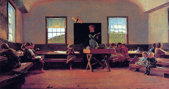  Winslow Homer The Country School - Canvas Art Print