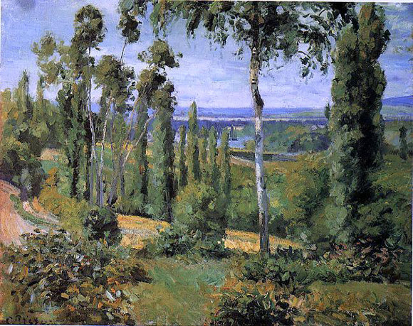  Camille Pissarro The Countryside in the Vicinity of Conflans Saint-Honorine - Canvas Art Print