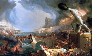 Thomas Cole The Course of Empire: Destruction - Canvas Art Print