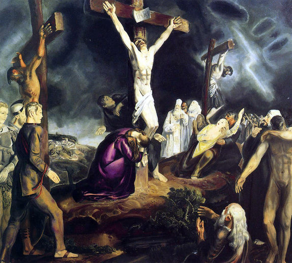  George Wesley Bellows The Crucifixion - Canvas Art Print