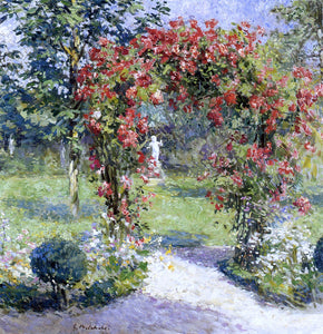  Gari Melchers The Crimson Rambler - Canvas Art Print