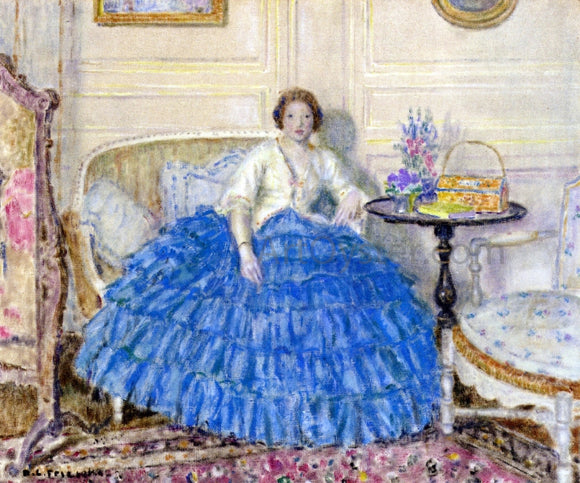  Frederick Carl Frieseke The Crinoline - Canvas Art Print