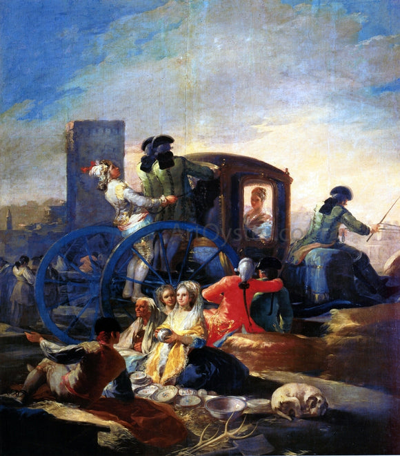  Francisco Jose de Goya Y Lucientes The Crockery Vendor - Canvas Art Print