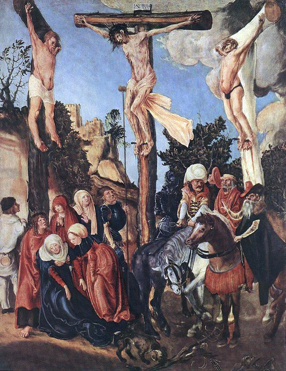  The Elder Lucas Cranach The Crucifixion - Canvas Art Print