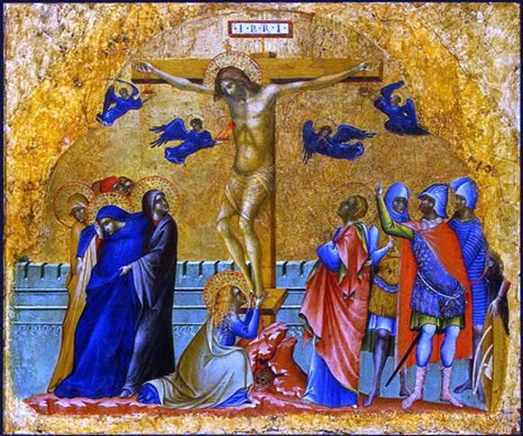  Paolo Veneziano The Crucifixion - Canvas Art Print