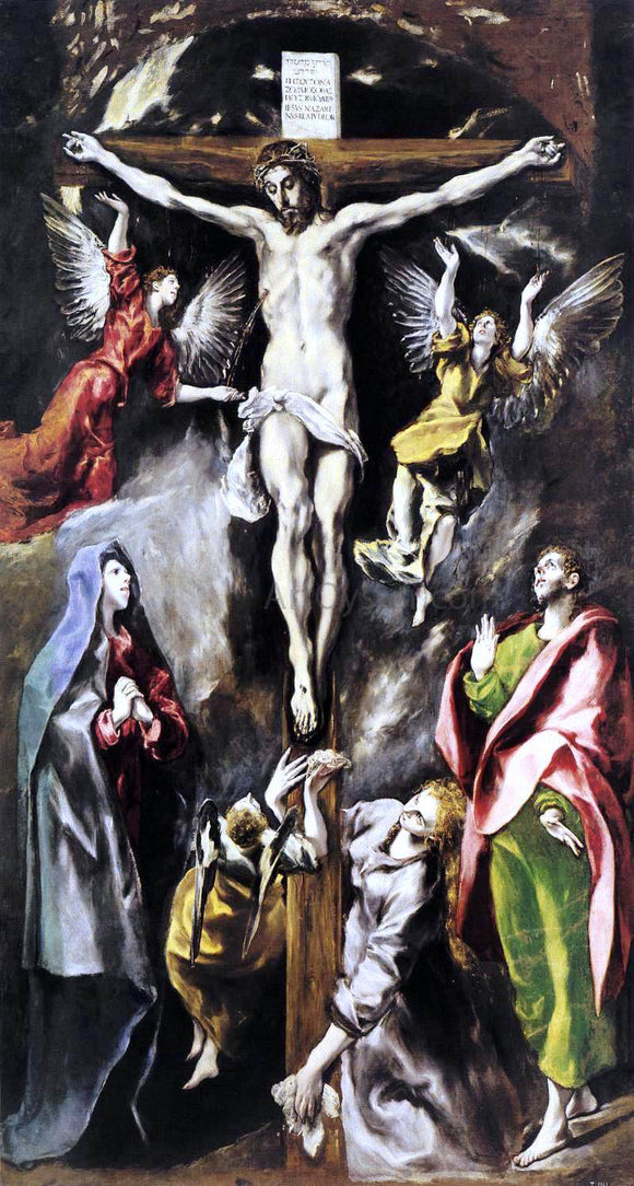  El Greco The Crucifixion - Canvas Art Print