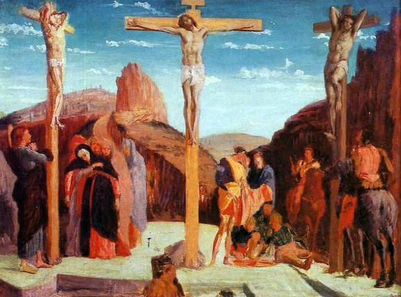  Edgar Degas The Crucifixion (after Mantegna) - Canvas Art Print