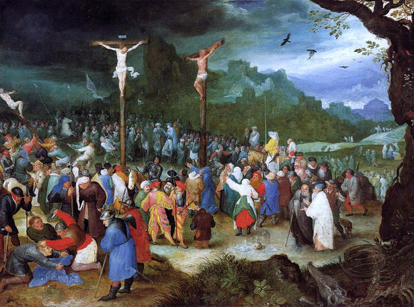  The Elder Jan Bruegel The Crucifixion - Canvas Art Print