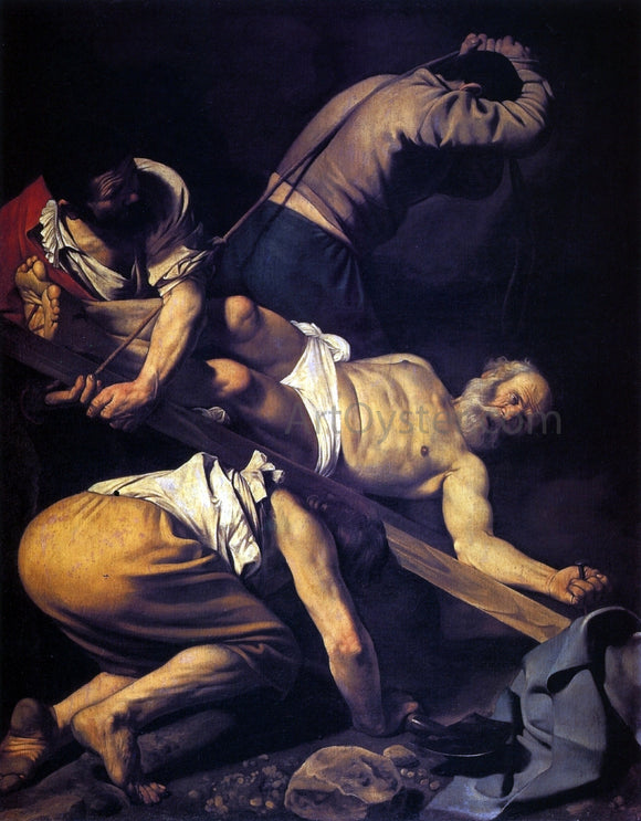  Caravaggio The Crucifixion of St Peter - Canvas Art Print