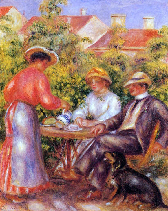  Pierre Auguste Renoir The Cup of Tea - Canvas Art Print