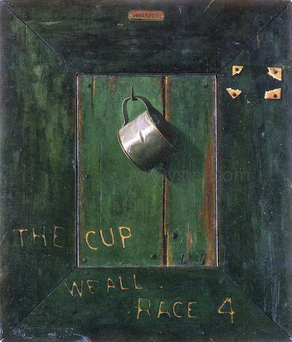  John Frederick Peto The Cup We All Race 4 - Canvas Art Print