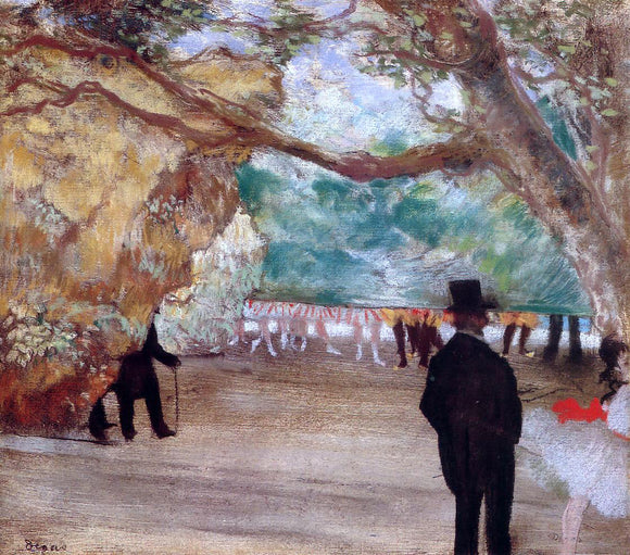  Edgar Degas The Curtain - Canvas Art Print