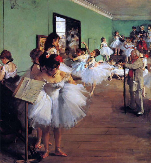  Edgar Degas A Dance Class - Canvas Art Print