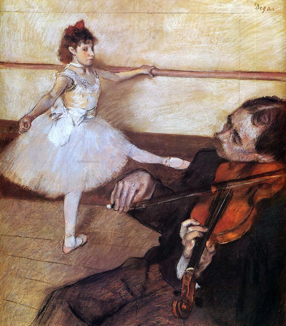 Edgar Degas The Dance Lesson - Canvas Art Print