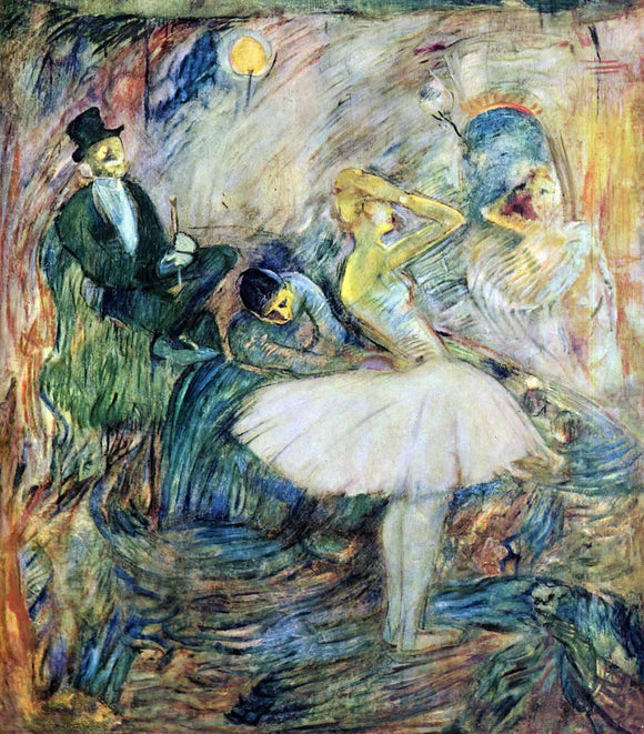  Henri De Toulouse-Lautrec The Dancer in Her Dressing Room - Canvas Art Print