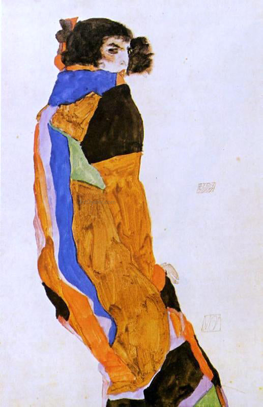  Egon Schiele The Dancer Moa - Canvas Art Print