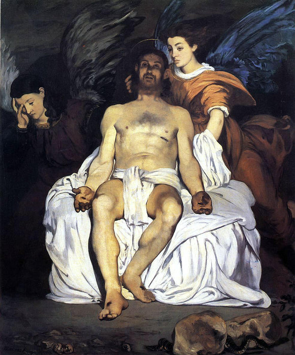  Edouard Manet The Dead Christ and the Angels - Canvas Art Print