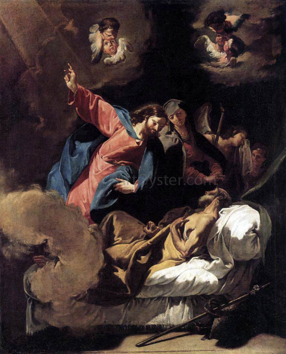  Giambattista Pittoni The Death of Joseph - Canvas Art Print