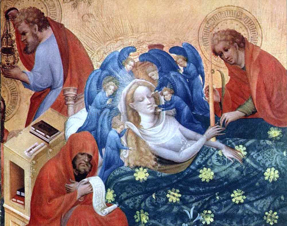  Conrad Von Soest The Death of Mary - Canvas Art Print