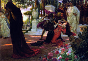  Georges Antoine Rochegrosse The Death of Messalina - Canvas Art Print
