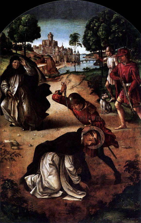  Pedro Berruguete The Death of Saint Peter Martyr - Canvas Art Print