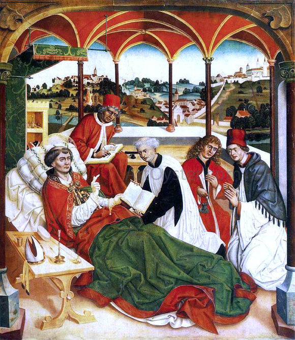  Jan Polack The Death of St Corbinian - Canvas Art Print
