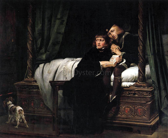  Paul Delaroche The Death of the Sons of King Edward in the Tower - Canvas Art Print