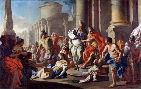  Francesco De Mura The Death of Virginia - Canvas Art Print