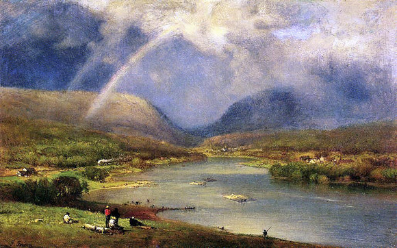  George Inness The Delaware Water Gap - Canvas Art Print