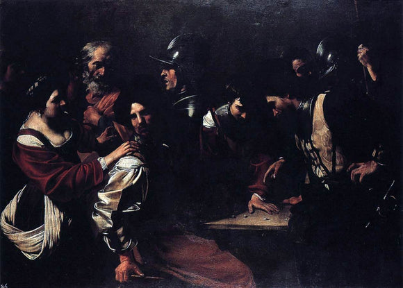  Bartolomeo Manfredi The Denial of St Peter - Canvas Art Print