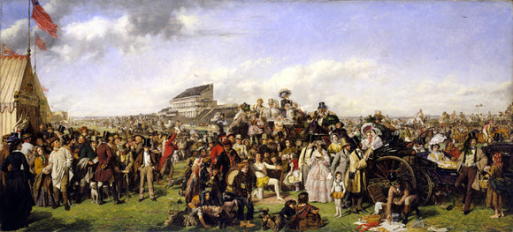  William Powell Frith The Derby Day - Canvas Art Print