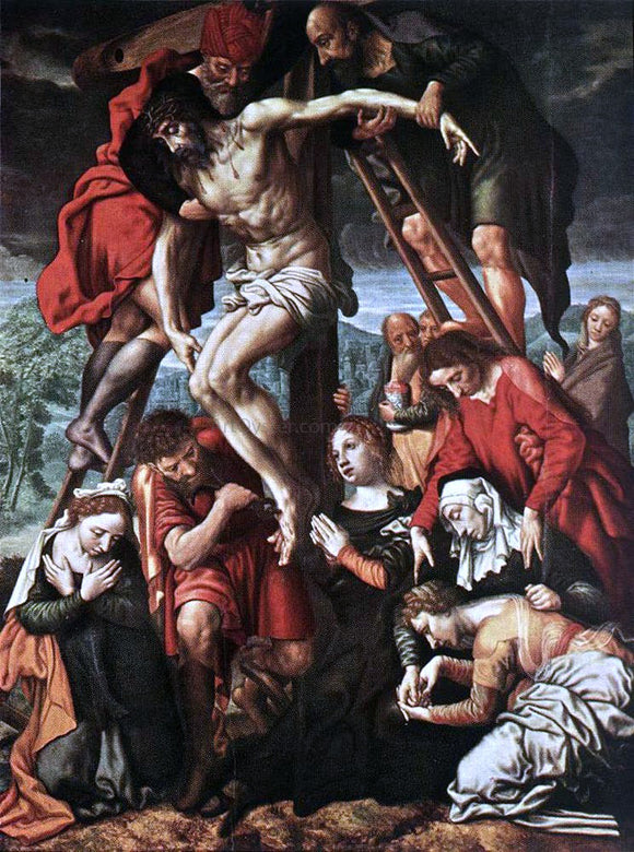  Jan Sanders Van Hemessen The Descent from the Cross - Canvas Art Print